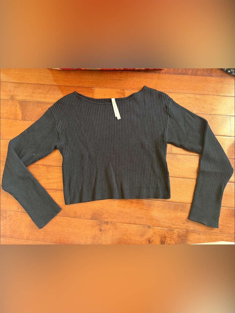 Aritzia Babaton Ribbed Black Women's Sweater